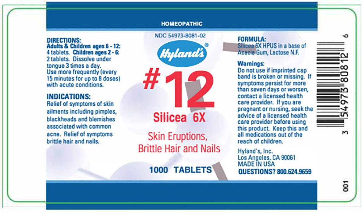 Hylands Silicea 6X 1000 таблеток
