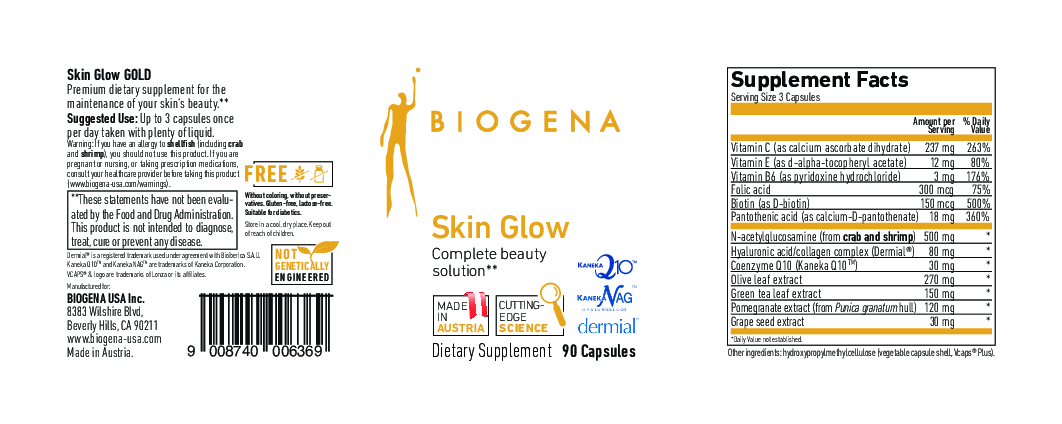 Biogena Skin Glow GOLD 90 vegcaps