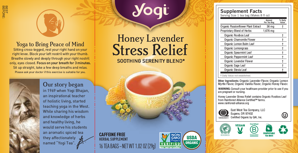 Yogi Teas Honey Lavender Stress Relief 16 bags