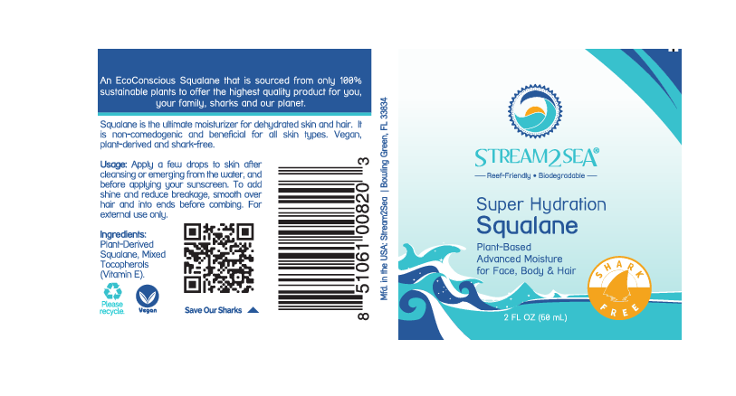 Stream2Sea Super Hydration Squalane 2 унции