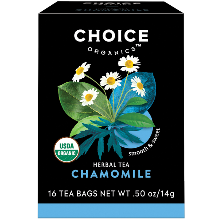 Choice Organic Tea Chamomile Tea Organic 16 tea bags