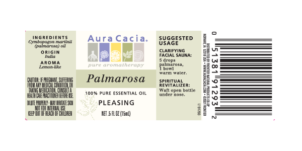 Aura Cacia Palmarosa Essential Oil .5oz