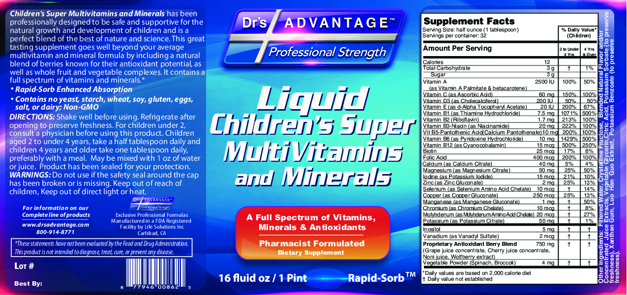 Dr.'s Advantage Children's Super Multivit & Min