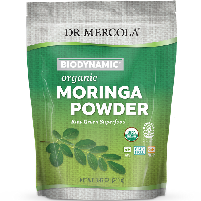 Dr. Mercola Biodynamic Moringa Powder 120 servings