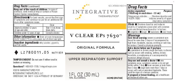 Integrative Therapeutics V Clear EPS 7630 1 fl oz