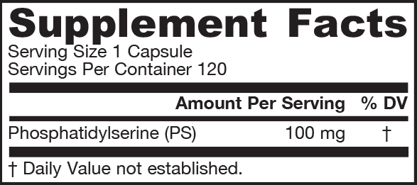 Jarrow Formulas PS 100 mg 120 caps