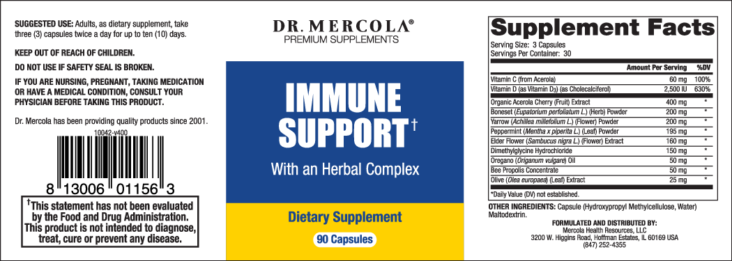 Dr. Mercola Immune Support 90 caps