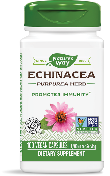 Nature'S Way Трава Эхинацеи Пурпурной 100 Капсул — Hebron Nutrition