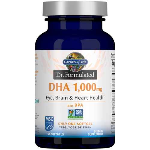 Garden of Life Dr. Formulated DHA 1000 mg 30 softgels