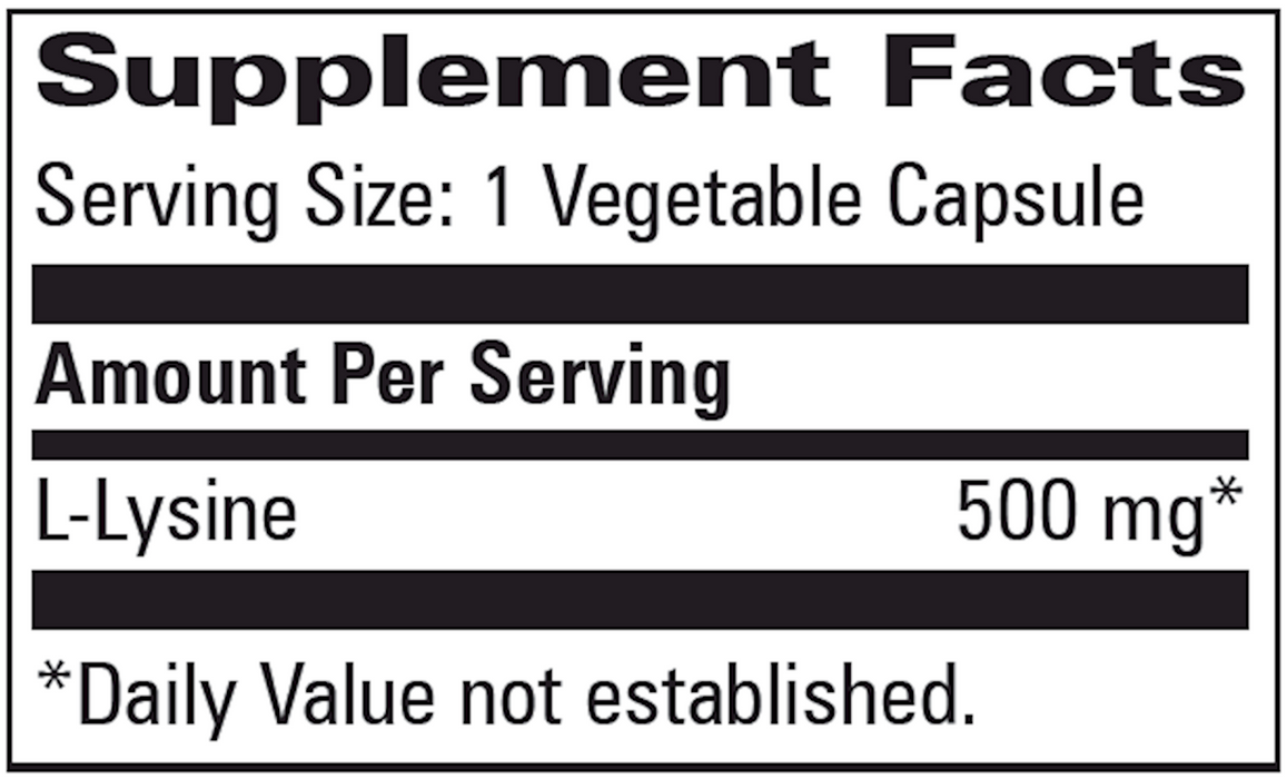 Progressive Labs L-Lysine 500 mg 90 vcaps