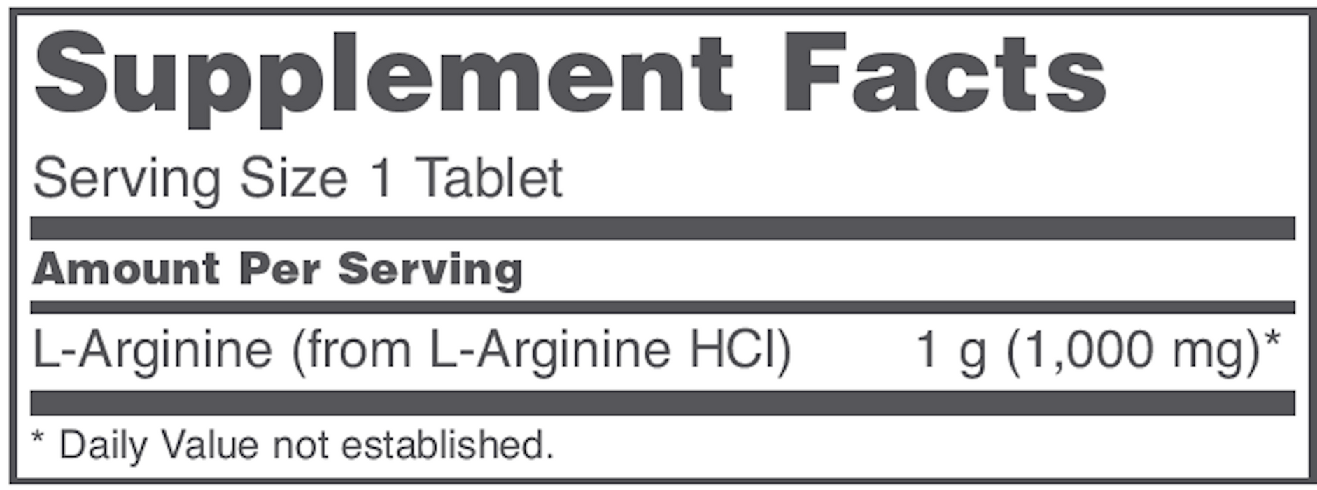 Protocol For Life Balance L-Arginine 1000mg 120 tabs