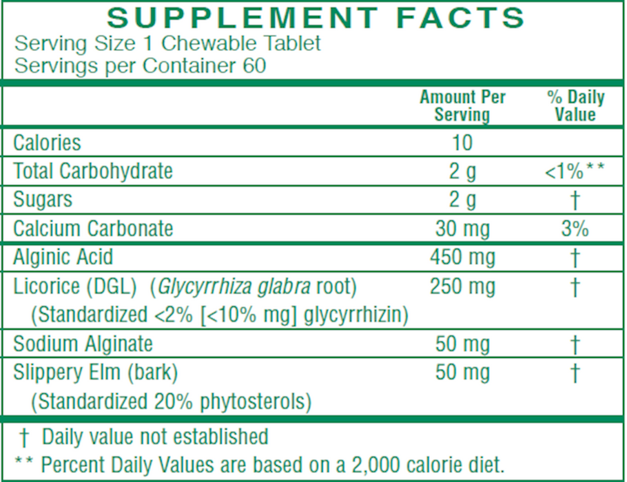 Rx Vitamins Acid Block 60 Kautabletten