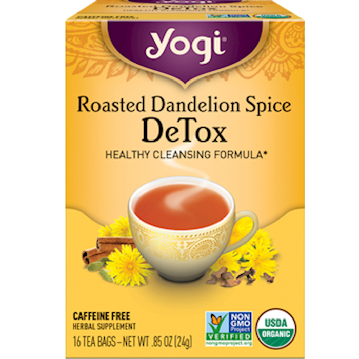 Yogi Teas Roasted Dandelion Spice Detox 16 bags