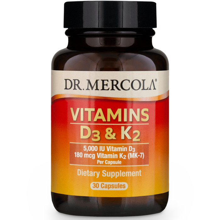 Dr. Mercola Vitamins D and K2 30 caps