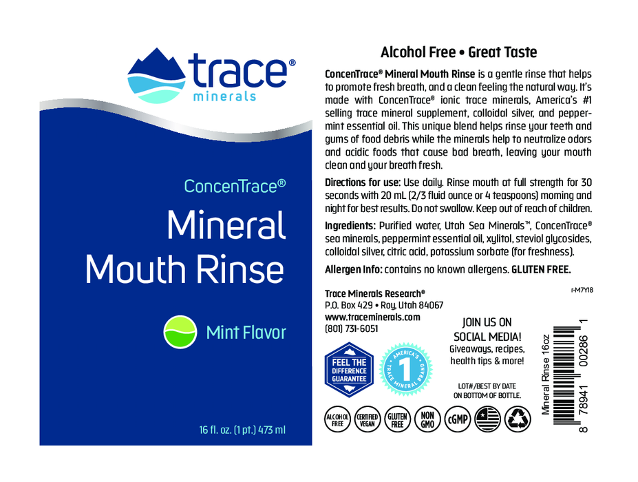 Trace Minerals Research Mineral Mouth Rinse 16 fl oz