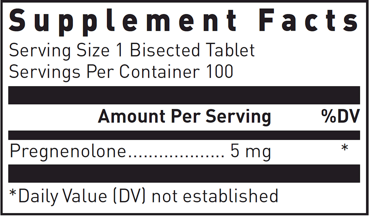 Douglas Laboratories® Pregnenolone 5 mg 100 tabs
