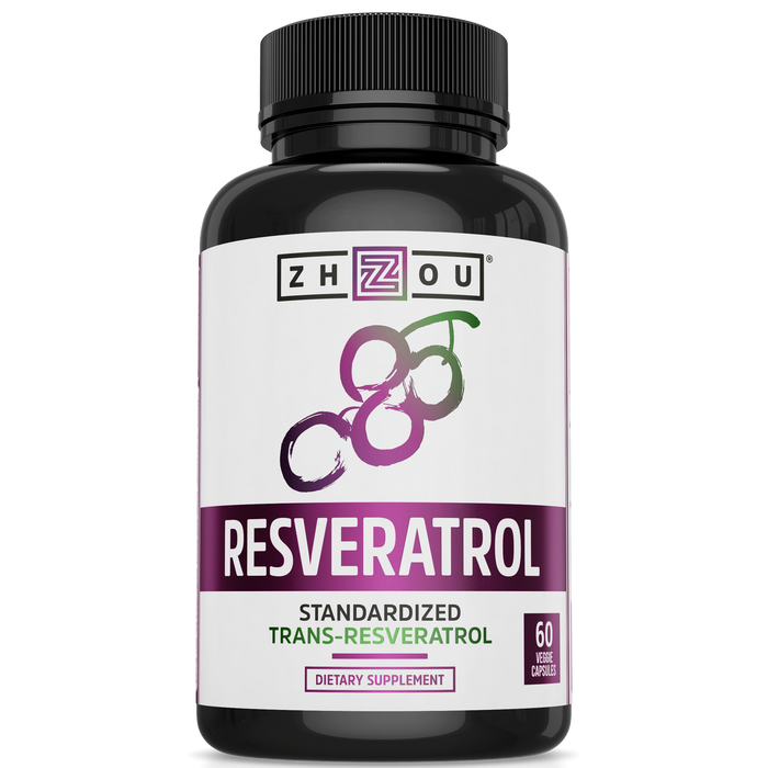 ZHOU Nutrition Resveratrol 1000 mg 60 vegcaps