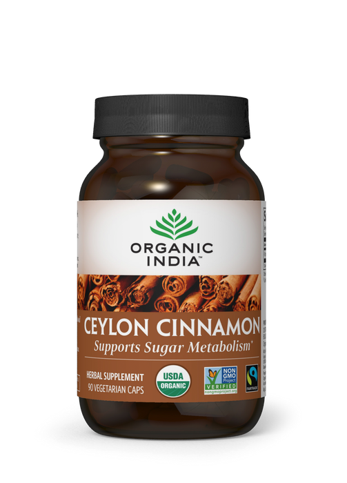 Organic India Cinnamon 90 vegcaps