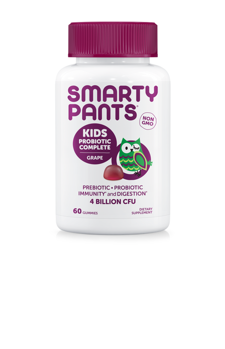 SmartyPants Vitamins Kids Пробиотик Виноград 60 жевательных резинок