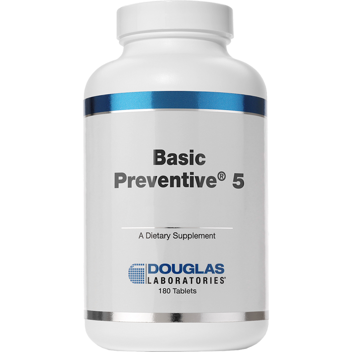 Douglas Laboratories® Basic Preventive 5 Iron-Free 180 tabs