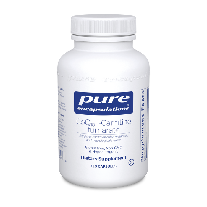 Pure Encapsulations CoQ10 l-Carnitine fumarate 120 vegcaps