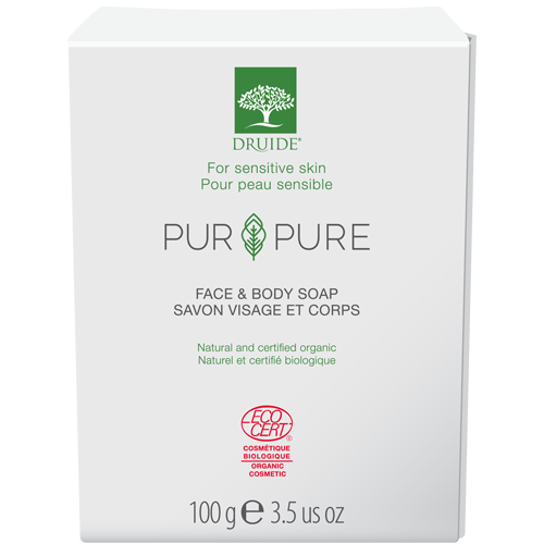 Druide Pur & Pure Face and Body Soap 3.5 oz