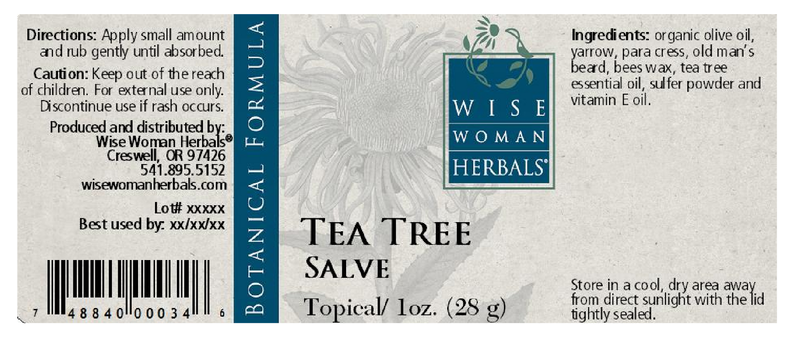 Wise Woman Herbals Tea Tree Salve