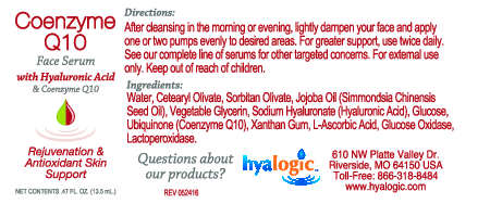 Hyalogic Co-Enzyme Q10 Face Serum 0.47 fl oz