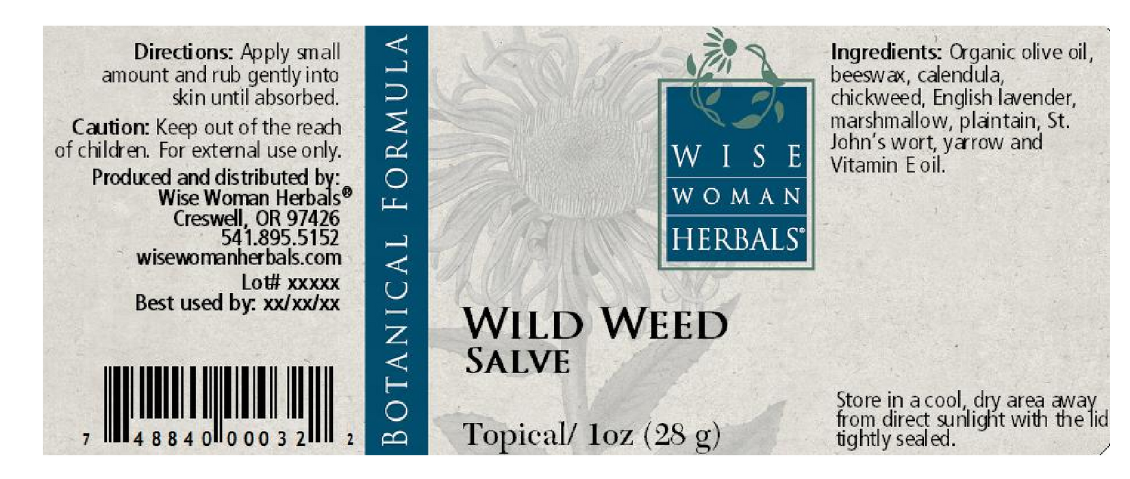 Wise Woman Herbals Wild Weed Salve