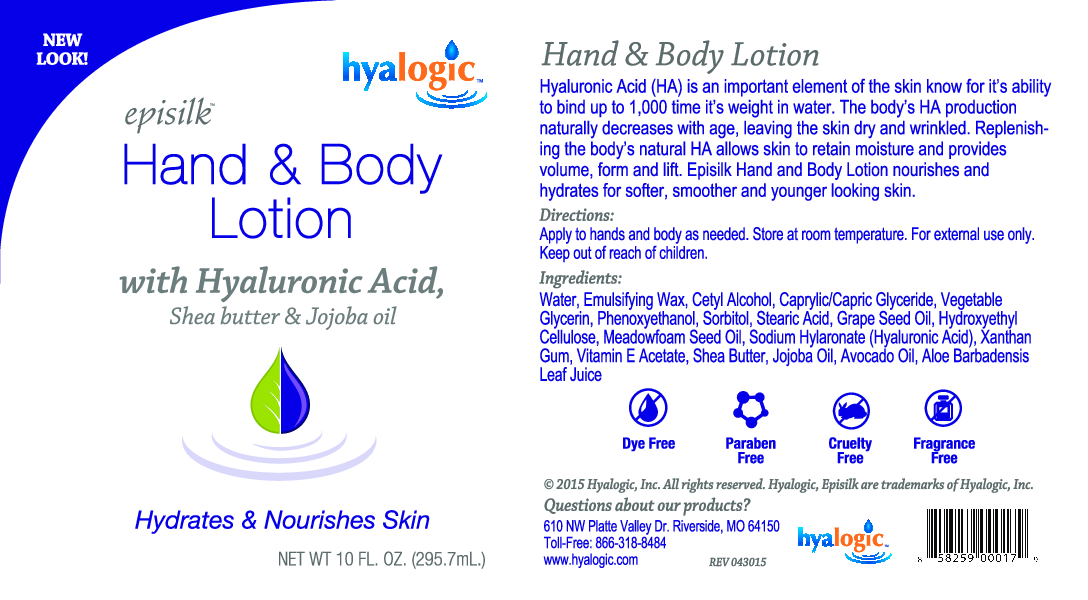 Hyalogic Hand & Body Lotion w/ HA10 fl oz