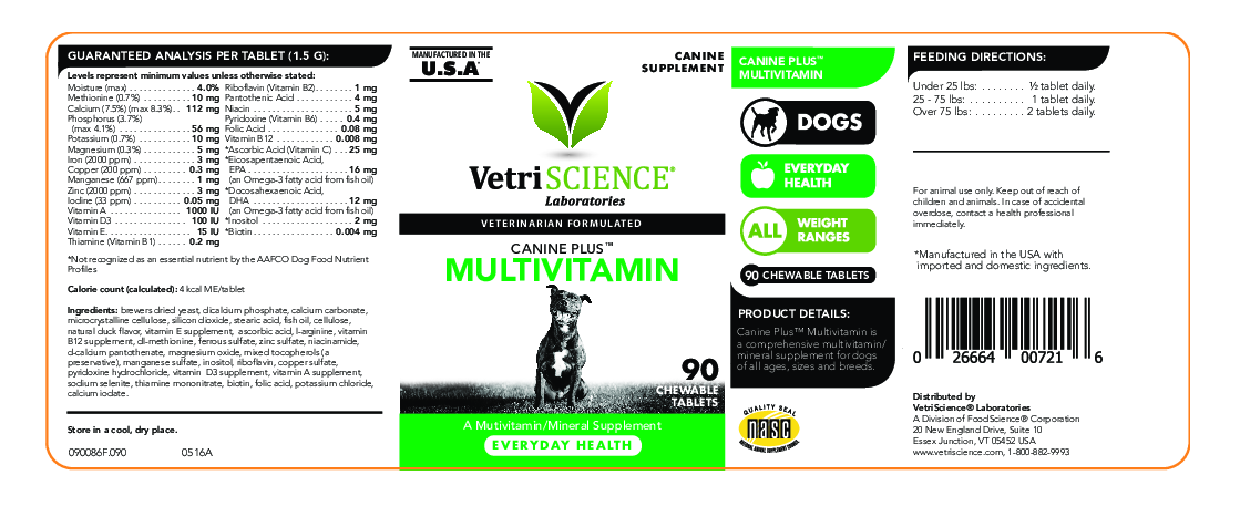 Vetri-Science Canine Plus Multi 90 tabs