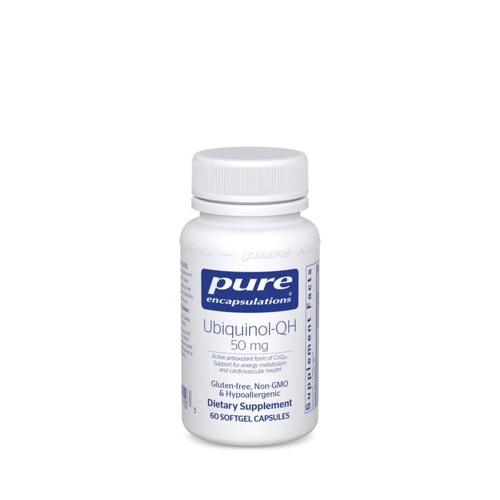 Pure Encapsulations Ubiquinol-QH 50 mg 60 gels
