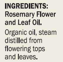 Dr. Mercola Organic Rosemary Essential Oil 1 fl oz