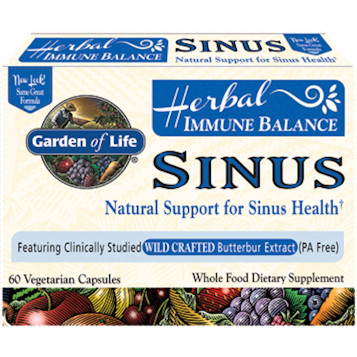 Garden of Life Immune Balance  Sinus 60 vcaps