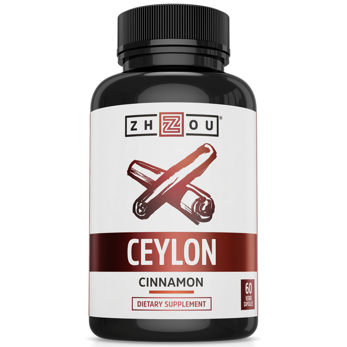 ZHOU Nutrition Ceylon-Zimt 1200 mg 60 Gemüsekapseln