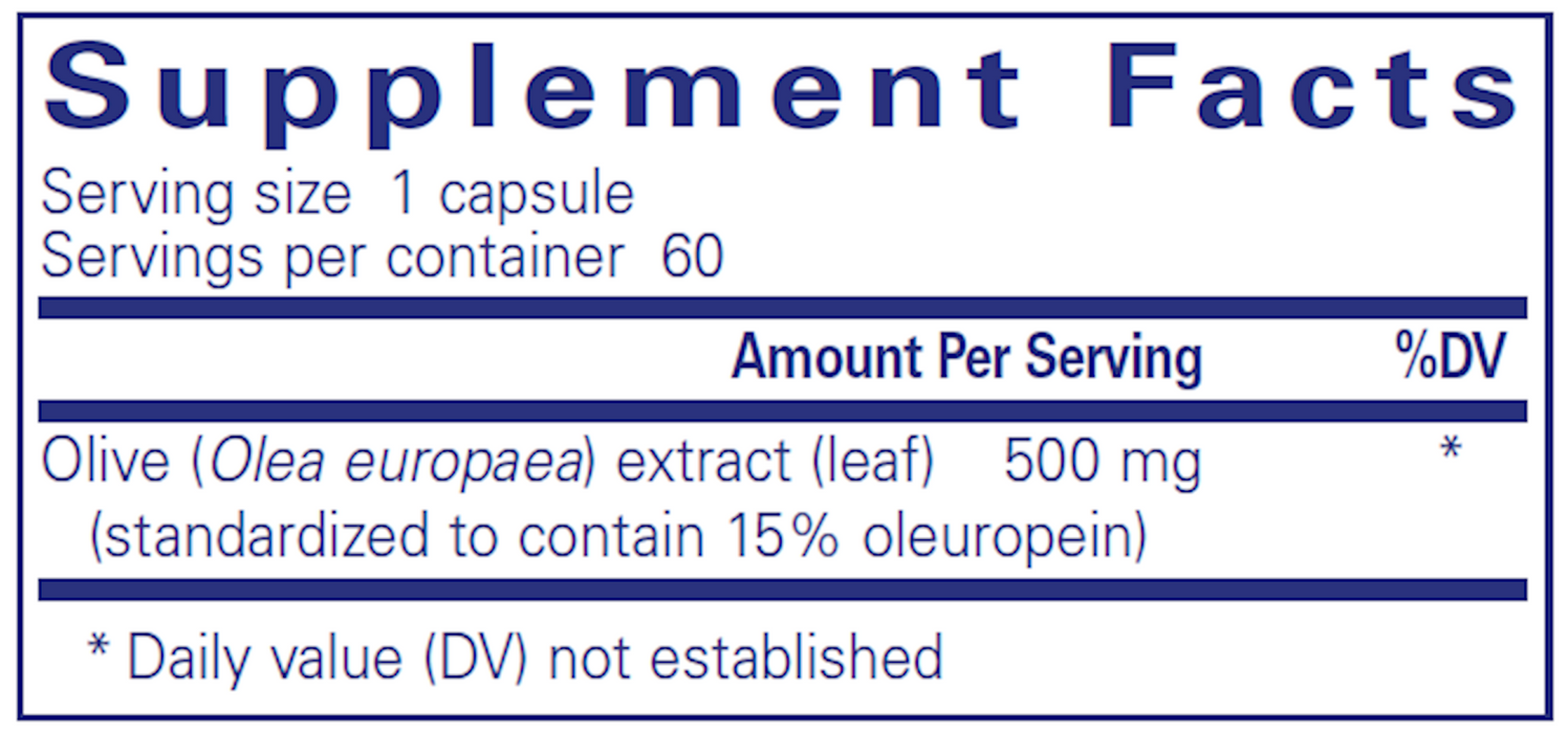 Pure Encapsulations Olive Leaf extract