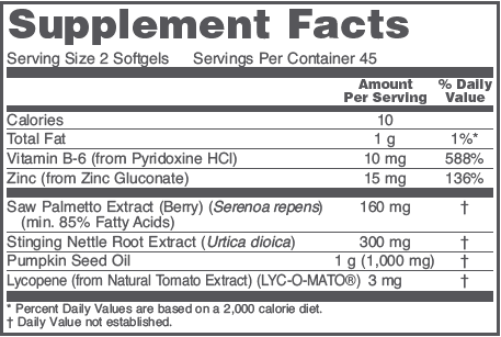 Protocol For Life Balance Ortho Prostate  90 gels