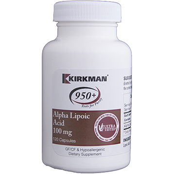Kirkman Labs Alpha Lipoic Acid 100 mg 120 caps