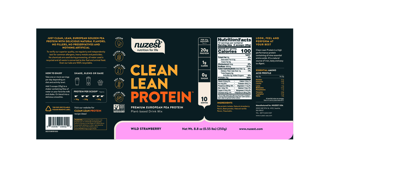 NuZest Clean Lean Protein Wild Strawberry