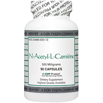 Montiff N-Acetyl-L-Carnitine 500 mg 90 caps
