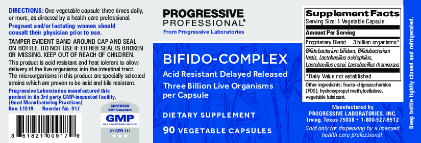 Progressive Labs Bifido-Complex 90 vcaps