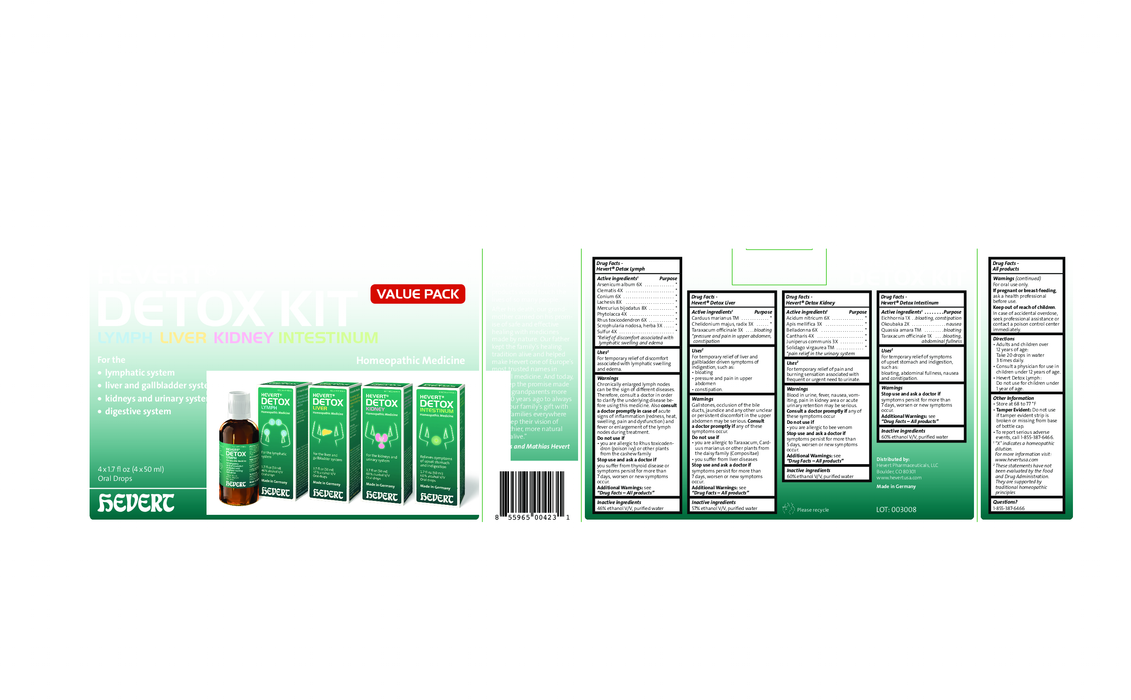 Hevert Pharmaceuticals Hevert Detox Kit 1 Kit