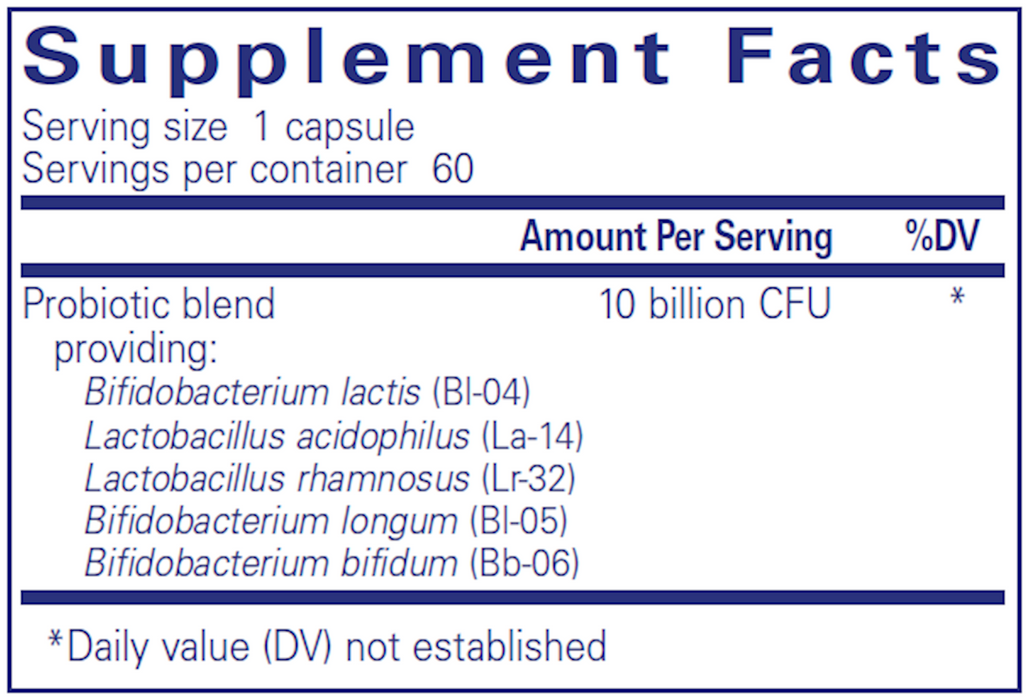 Pure Encapsulations Probiotic-5 (dairy-free) 60 caps