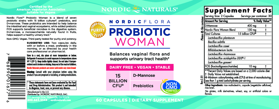 Nordic Naturals Probiotic Women 60 caps