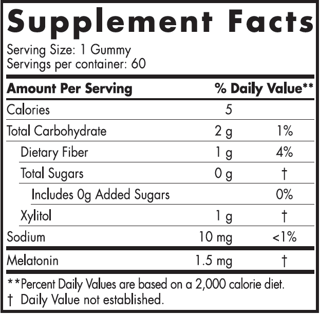 Nordic Naturals Zero Sugar Melatonin