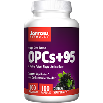 Jarrow Formulas OPCs+95 экстракт виноградных косточек 100 мг 100 капсул