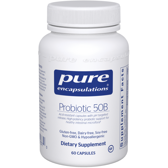 Pure Encapsulations Probiotic 50B (soy & dairy free) 60 caps