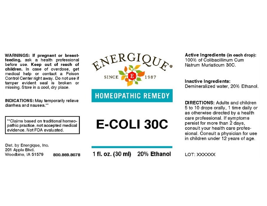 Energique E-Coli 30C 1 fl oz