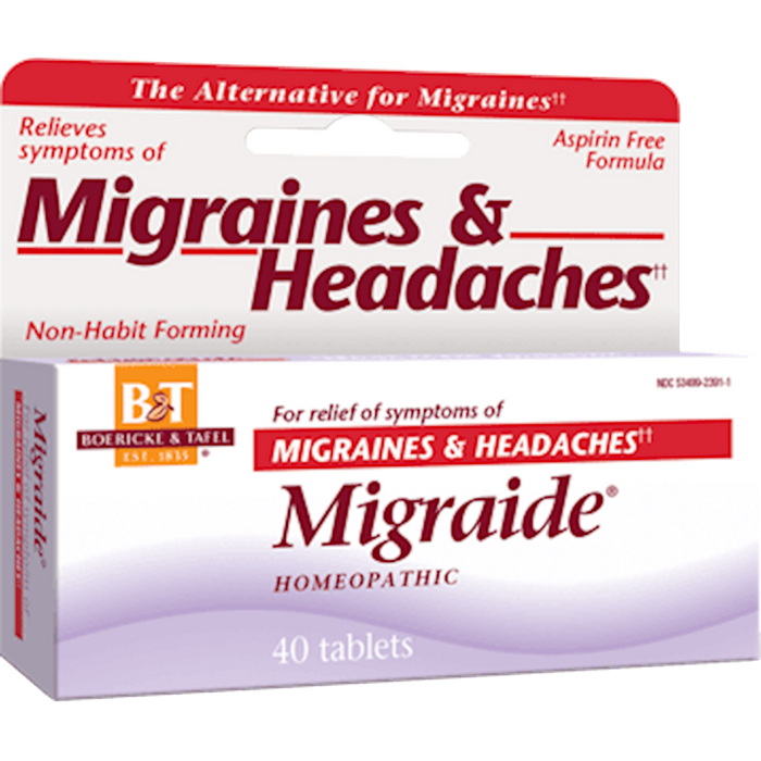 Boericke & Tafel Migraide 40 tabs
