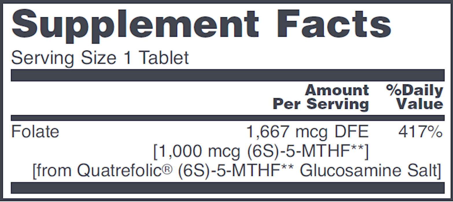 Protocol For Life Balance 5-Methyl Folate 1000 mcg 90 tabs